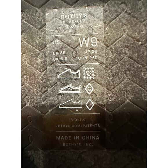 Rothy’s Women’s The Lightweight Wedge Sandal – Brown – Size 9 Sustainable Style - Picture 8 of 9